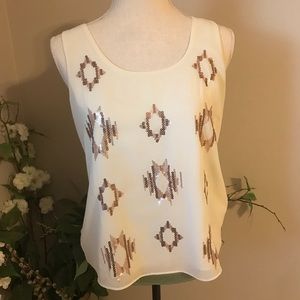 White Sheer Tank Top